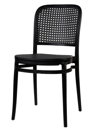 Krzesło Plastikowe Retta Czarne