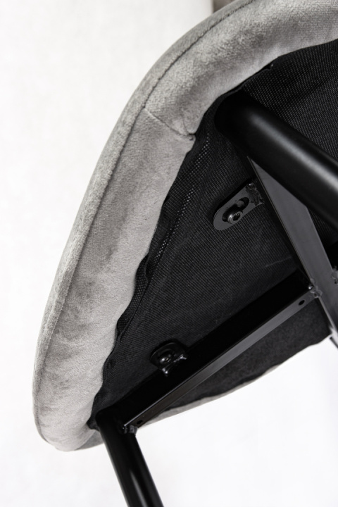 Krzesło Tapicerowane Harmony Szare