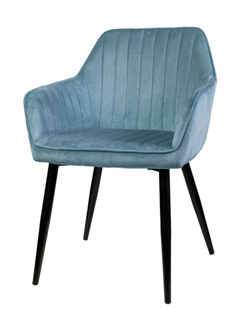 Krzesło Tapicerowane Serenity Niebieskie