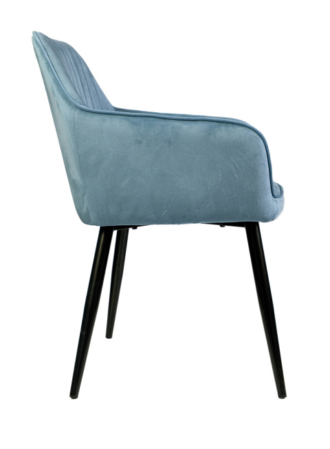 Krzesło Tapicerowane Serenity Niebieskie