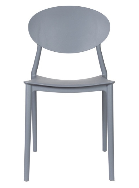 Krzesło plastikowe Luno Szare