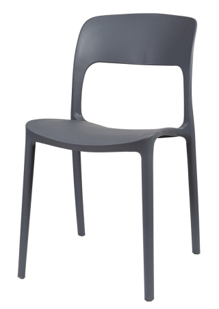 Krzesło plastikowe Mono Szare