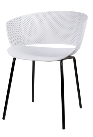 Krzesło plastikowe Solstice Białe