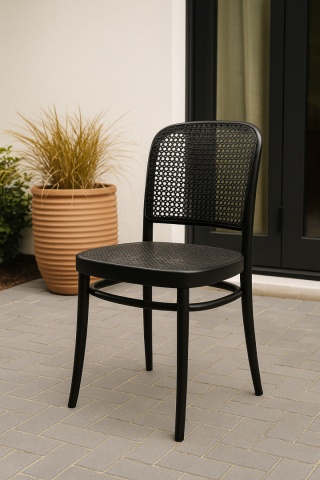 Krzesło Plastikowe Retta Czarne